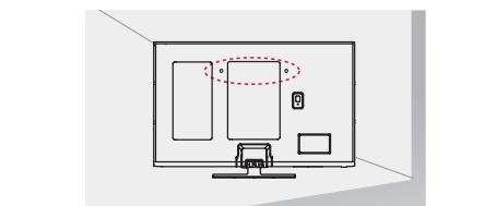 LG 60PB560V - Cómo fjjar la TV a una pared - 1