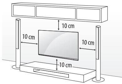 LG 65C7V,  55C7V - Montaje a pared - 1