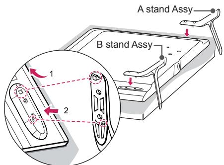 LG 65LB730V - Attaching the stand - 4