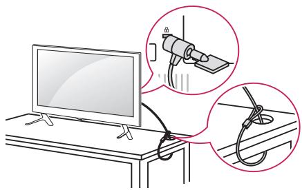 LG 65LB730V - Utilizar o Sistema de segurarca Kensington - 1