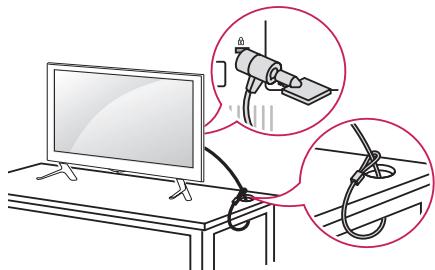 LG 65LB730V - Verwendendes Kensington-Sicherheitssystems - 1