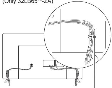LG 65LB730V - Tidying cables - 1
