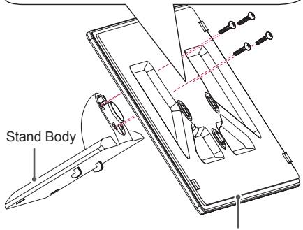 LG 65LB730V - Attaching the stand - 9