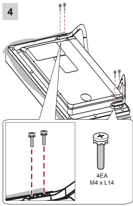 LG 65LB730V - Attaching the stand - 19