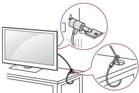 LG 65UB950V - Verwendend des Kensington-Sicherheitssystems - 1