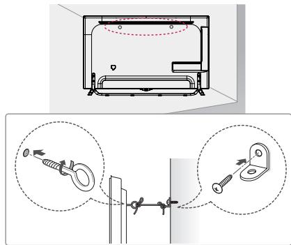 LG 65UB950V - Fissaggio della TV alla parete - 1
