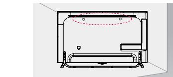 LG 65UB950V - Cómo fjjar la TV a una pared - 1