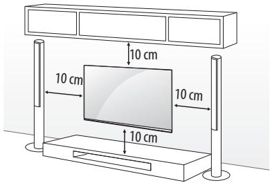 LG 65UH850V - Montagem numa parede - 1