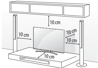 LG 65W7 - Namesčanje na mizo - 1