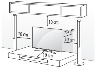 LG 75SJ955V - Mounting on a table - 1