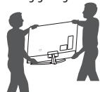 LG 75SJ955V - Anheiten und Bewegen des TV-Gerätes - 3