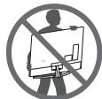 LG 75SJ955V - Lifting and moving the TV - 1
