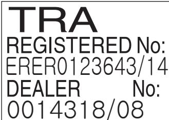 LG AN-WF500 - The marking and certifications - 4