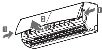 LG E12EL - Open the front cover. - 1