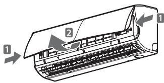 LG E12EL - Cleaning the air filter - 1