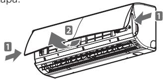 LG E12EL - Abra la tapa frontal. - 1