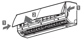 LG E12EL - De airco bedieren zonder de afstandsbediening - 1