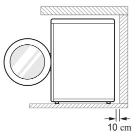 LG F51K24WH - Exigences du lieu d'installation emplacement - 1