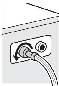 LG F51K24WH - Nettoyage du filtre d'entrée d'eau - 1
