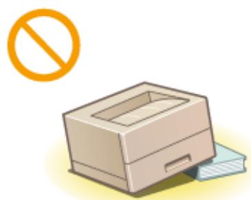 CANON I-SENSYS LBP653CDW - Les lieux suivants sont à procrire pour l'installation - 1