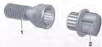 BMW SERIE 1 2011 - Boulons de roues antivol* - 1