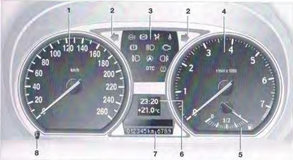 BMW SERIE 1 2011 - Combé d'instruments - 1