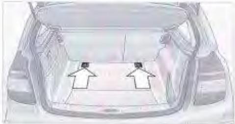 BMW SERIE 1 2011 - Points de fixation pour la sangle de fixation ISOFIX supérieure - 1