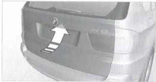BMW X3 2006 - Ouverture depuis l'extérieur - 1