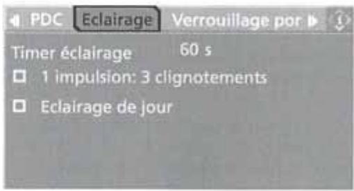 BMW X3 2006 - Activation/désactivation de l'éclairage de jour* - 1