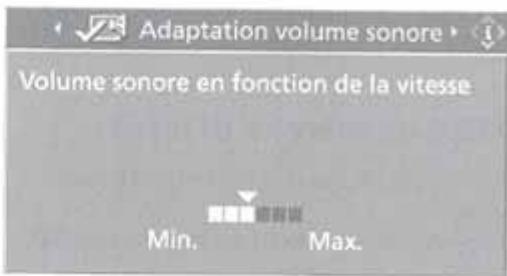 BMW X3 2006 - Adaptation automatique du volume à la vitesse - 2