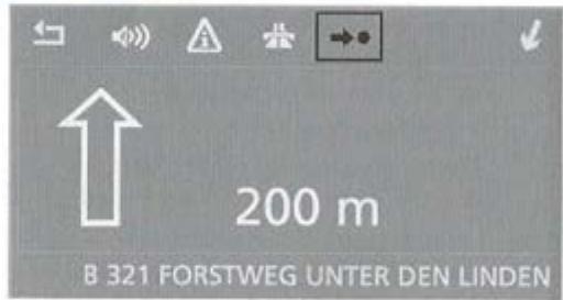 BMW X3 2006 - Interruption/reprise du guidage - 1