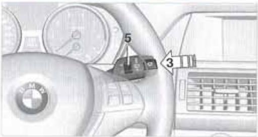 BMW X3 2006 - Activation du détecteur de pluie - 1
