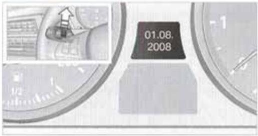 BMW X3 2006 - Affichage de la date - 1