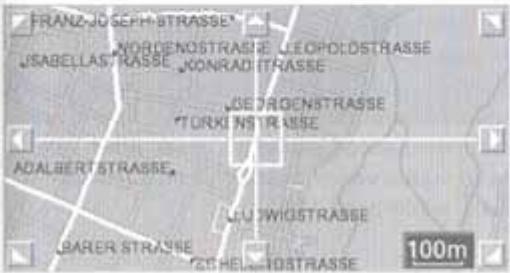 BMW X3 2006 - Selection de la destination sur une carte - 3