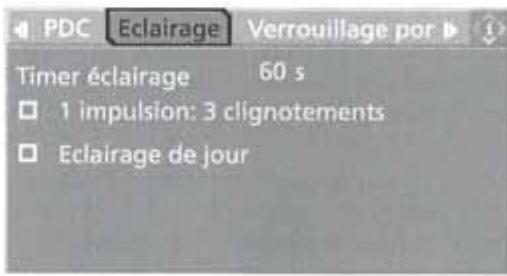 BMW X5 2006 - Activation/désactivation de l'éclairage de jour* - 1