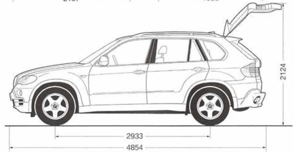 BMW X5 2006 - Dimensions - 3