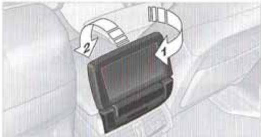 BMW X5 2006 - Rabattement de I'ecran - 1