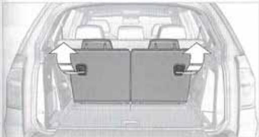 BMW X5 2006 - Rabatte le dossier vers le bas - 1