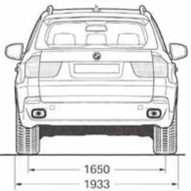 BMW X5 2006 - Dimensions - 2