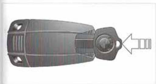 BMW X5 2006 - Adaptateur pour clé de secours - 1