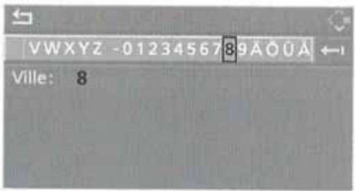 BMW X5 2006 - Saisie du lieu de destination par son code postal - 1