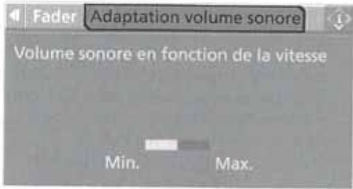BMW X5 2006 - Adaptation automatique du volume à la vitesse - 1