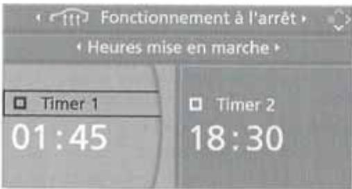 BMW X5 2006 - Programmation des heures de mise en marche - 1