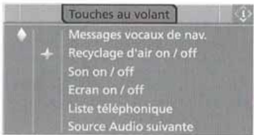 BMW X5 2006 - Touches programmables au volant - 2