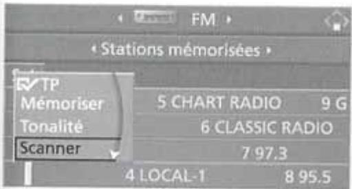 BMW X5 2006 - Survol auditif de stations, Scan - 1