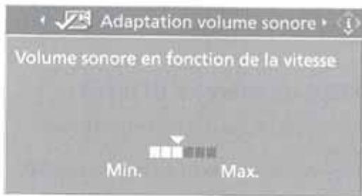 BMW X5 2006 - Adaptation automatique du volume à la vitesse - 2