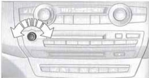 BMW X5 2006 - Réglage du volume sonore des announces vocales - 1