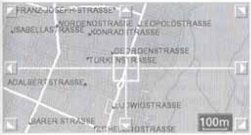 BMW X5 2006 - Selection de la destination sur une carte - 3