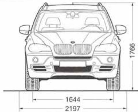 BMW X5 2006 - Dimensions - 1