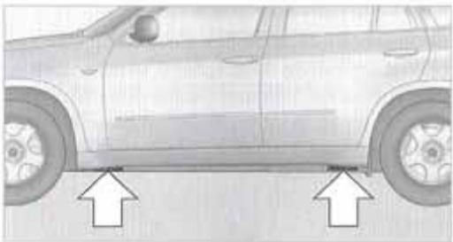 BMW X5 2006 - Levage de la voiture - 1
